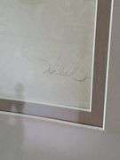 Edna Hibel large signed and numbered (22/52) mother with children art, framed 47x34.