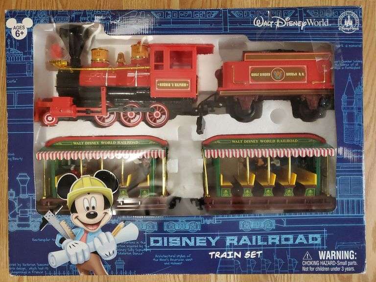 Walt Disney World Disney Railroad train set in original box. - Bid ...