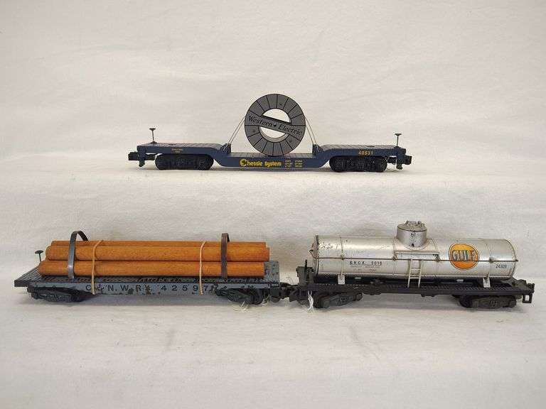 American Flyer S Wooden Model Railroad Freight Cars for sale