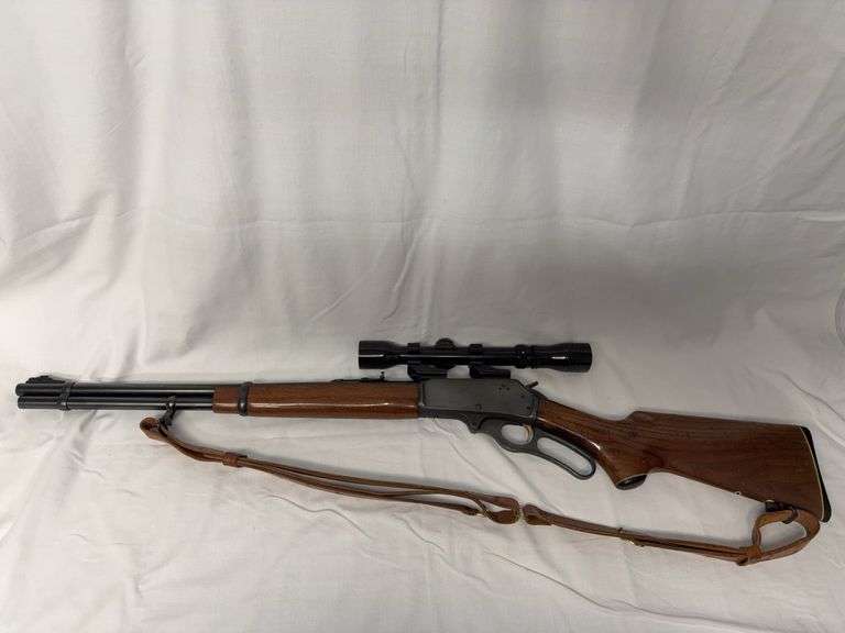 Marlin Firearms Co. 35 Remington Lever Action Rifle Mod 336 19.5” Barrel. Comes with mounted Redfield 2x-7x Scope and leather sling. Inspect at Expert Outfitters in North Lima, Ohio. Buyer will be responsible to pay FFL paperwork fees to Expert Outfitters.