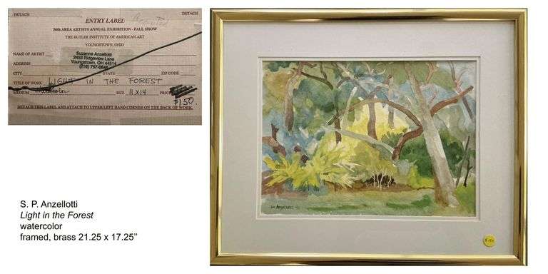 S.P. Anzellotti, Light in the Forest, Originally priced at $50