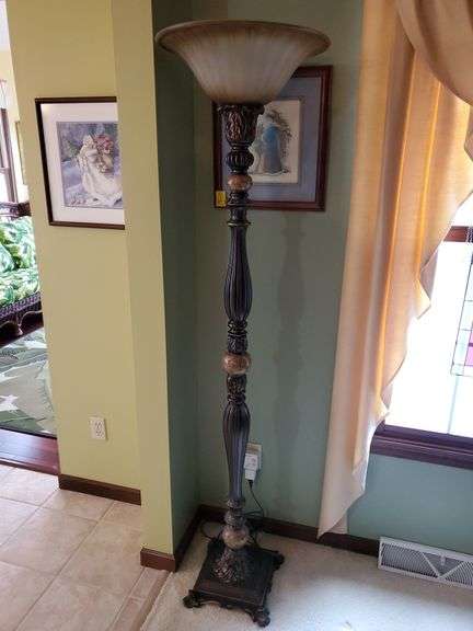 Allen & Roth Barada 72-in floor lamp. Living room