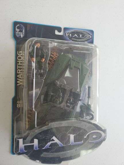 Halo series 1 warthog figures... Joyride Studios... Sealed
