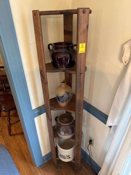 12x60 5-tier heart shelf unit. No other contents included. Dining room