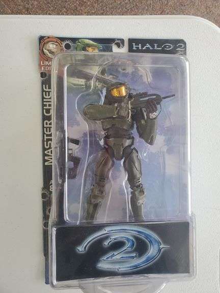Limited Edition Halo 2 Master Chief action figure.Joyride Studios.. Sealed