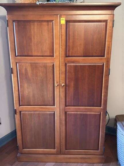 Thomasville Cherry entertainment armoire. 44x70x26. No other contents include included. Master BR
