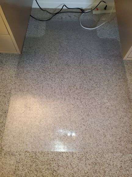 (3) Plastic Chair Mats for Carpet