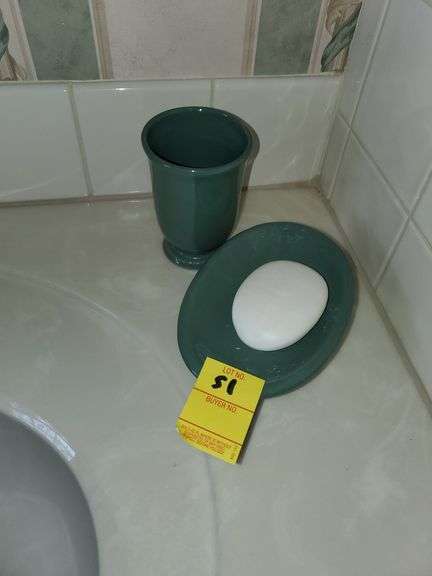 Designables soap dish and cup