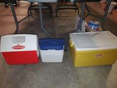 (3) Coolers by Igloo Playmate and Coleman