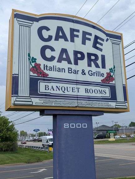  BIDDING NOW OPEN! Caffé Capri Italian Bar & Grille Liquidation Auction. Super Clean Fixtures and Equipment! Boardman, OH