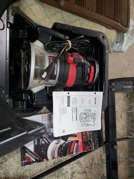 Craftsman model 315.174710 double insulated router with case and router ...