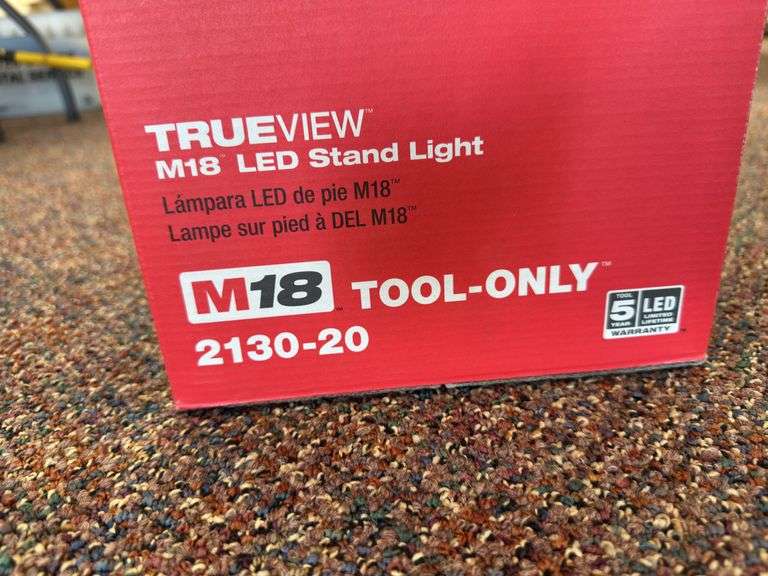 New in box Milwaukee M18 LED Stand Light