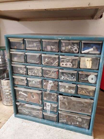 Benchtop launch including adjustable desk lamp, hardware organizer, quartz clock, appliance rumors, miscellaneous hardware. Garage