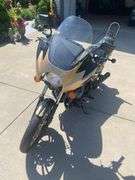 1983 Yamaha Midnight Maxim motorcycle, black with gold, 23k miles,  recent new tires at a cost of almost $1000.00, one owner, always stored in garage, rare bike as this model only made one year.  Payment in full by certified check payable to Basinger Auction Service at time of pickup on days noted.