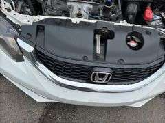 2015 Honda Civic, tan cloth interior, 59k miles, sunroof, power windows and locks. Runs and drives as it should. Sellers just had car serviced with lube oil, filter and inspection.  See Report photos. Payment in full by certified check payable to Basinger Auction Service at time of pickup on days noted.