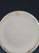 Vintage Original USA Cream White Splatter Speckled Art Pottery Vase