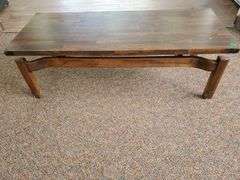 Mid Century Modern Jens Risom Style Floating Formula Side Table (28 in W X 20 in DX 18 in h) with Coffee Table (48 in wide X 20 in DX 15 in H - Set of 2. See photos. Inspect at preview