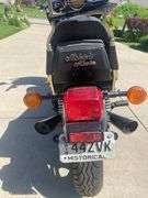 1983 Yamaha Midnight Maxim motorcycle, black with gold, 23k miles,  recent new tires at a cost of almost $1000.00, one owner, always stored in garage, rare bike as this model only made one year.  Payment in full by certified check payable to Basinger Auction Service at time of pickup on days noted.