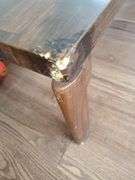 Mid Century Modern Jens Risom Style Floating Formula Side Table (28 in W X 20 in DX 18 in h) with Coffee Table (48 in wide X 20 in DX 15 in H - Set of 2. See photos. Inspect at preview