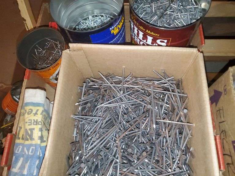 Assorted hardware. Basement
