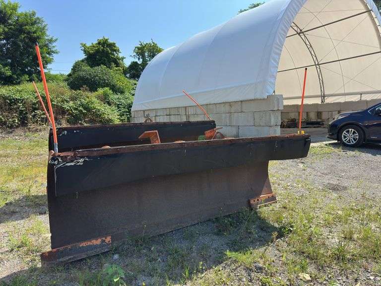 Wausau snow plow, 09215-7, 10’ heavy duty.   Location:  Street Dept. 1475 Teamster Dr., Youngstown, OH