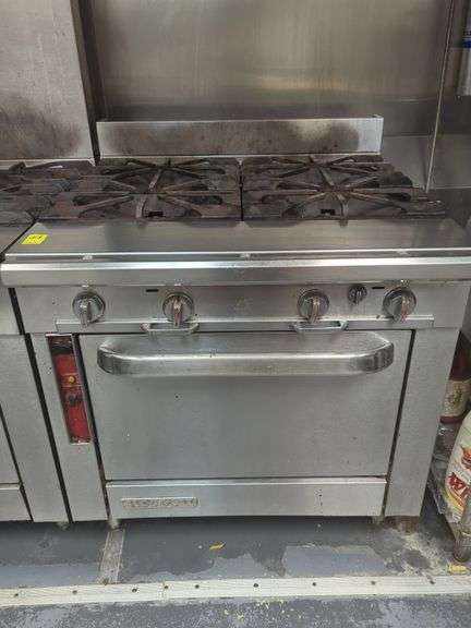 Blodgett 4 burner 36-in stainless commercial gas range