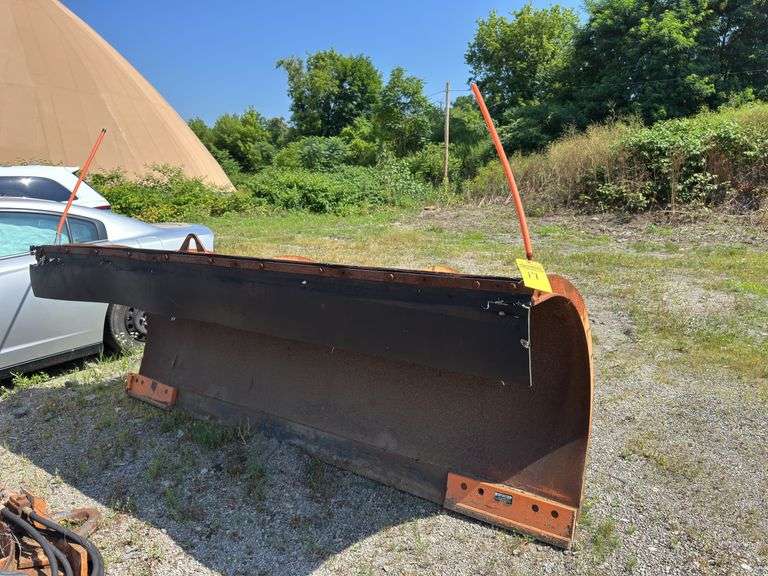 Wausau snow plow, 09215-8, 10’ heavy duty.  Location:  Street Dept. 1475 Teamster Dr., Youngstown, OH