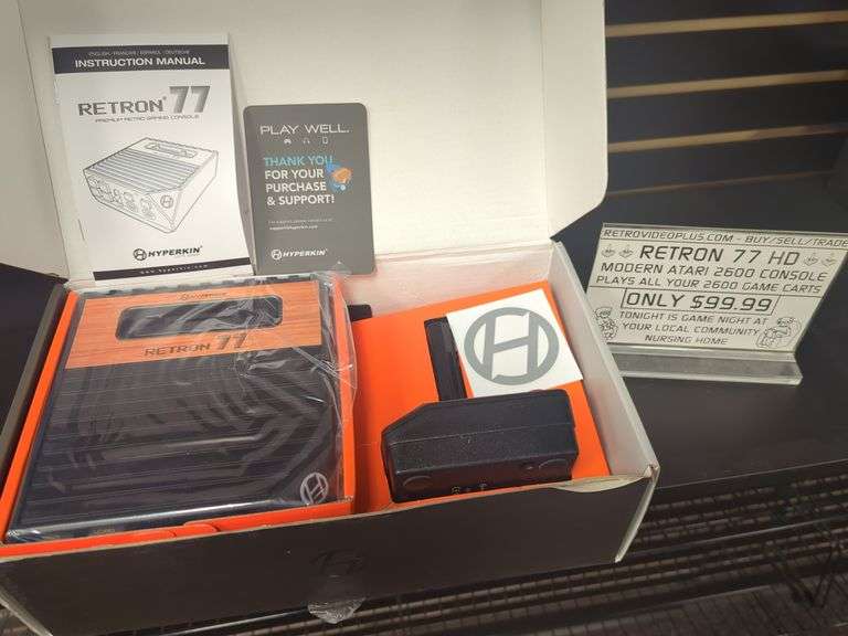 Hyperkin retron 77 HD modern Atari 2600 console. New inbox. Untested