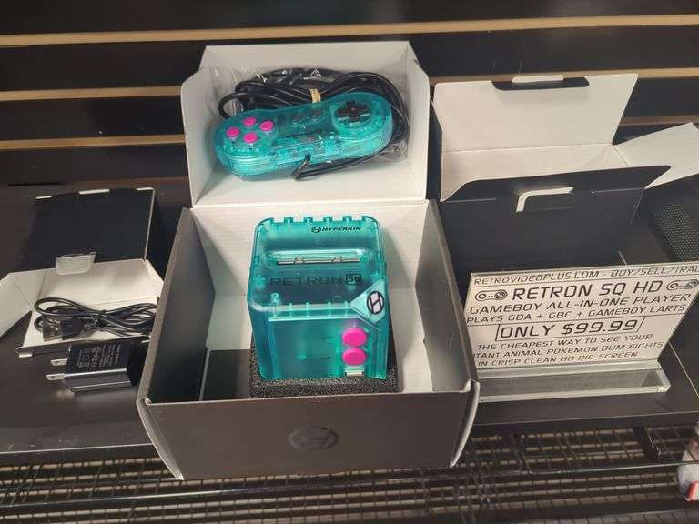 Hyperkin retron SQ. HD game boy all-in-one player includes power supply, console, controller. Inbox. Untested