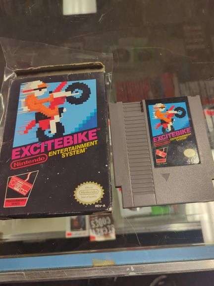 Nintendo excite bike game inbox. Pre-owned. Untested. No manual