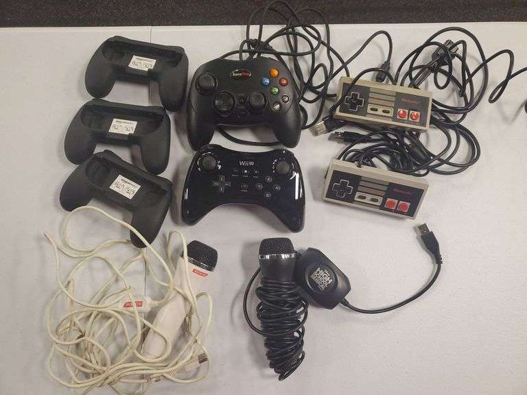 Logitech Konami microphone...Nintendo Wii U handheld controller Mod ...