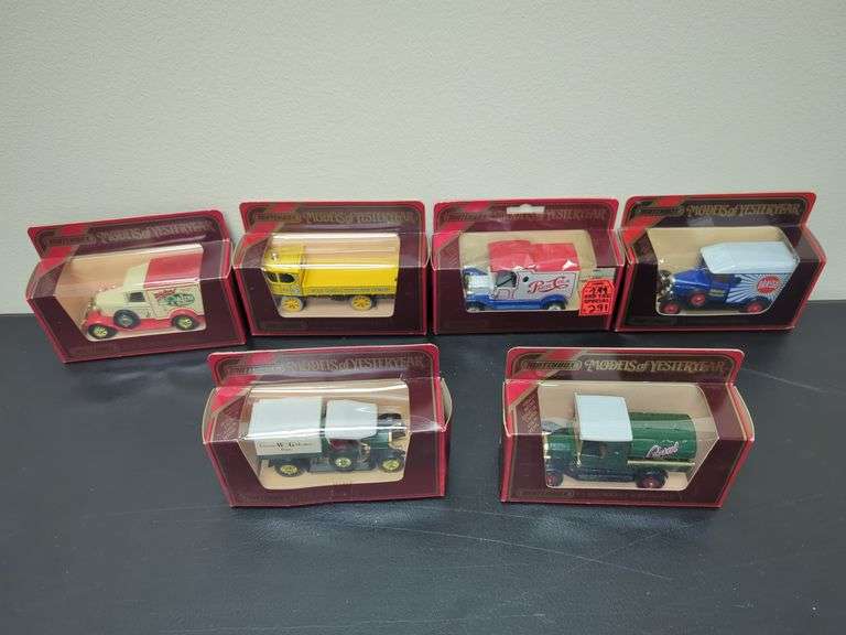 Matchbox models of yesteryear diecast. All six for your bid. All in box