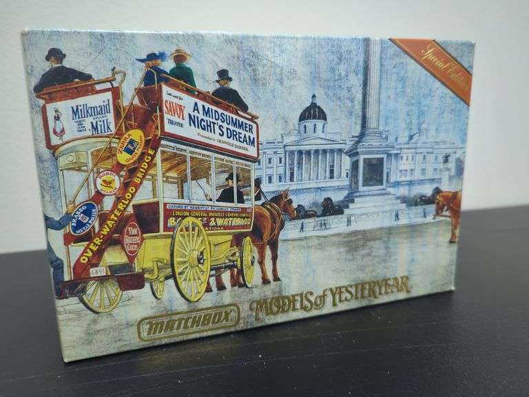 Matchbox models of yesteryear London omnibus 1886 heritage horse-drawn carriages collection inbox