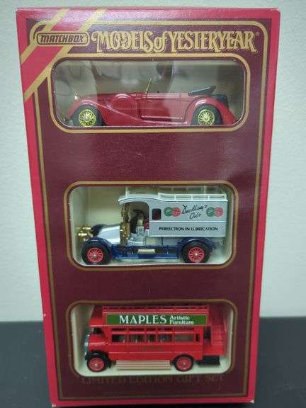 Matchbox models of yesteryear limited edition gift set.