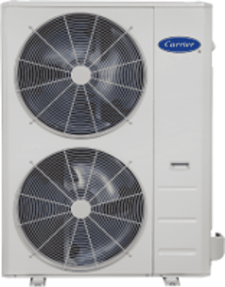 4 Ton 18 SEER Carrier Ductless Performance Series Cross Over Heat Pump High Heat