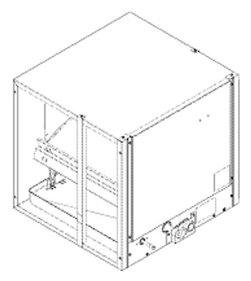 3.5 Ton Carrier Horizontal Cased "N" coil 21" wide
