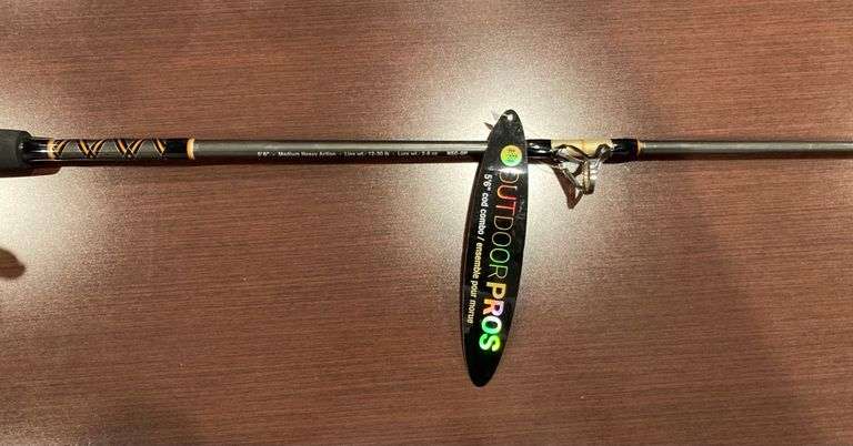 Outdoor Pros 5'6" North Sea Rod/Sea King Spin Reel & Ball Hat