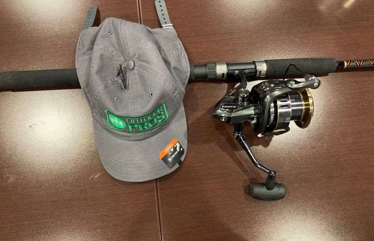Outdoor Pros 5'6" North Sea Rod/Sea King Spin Reel & Ball Hat
