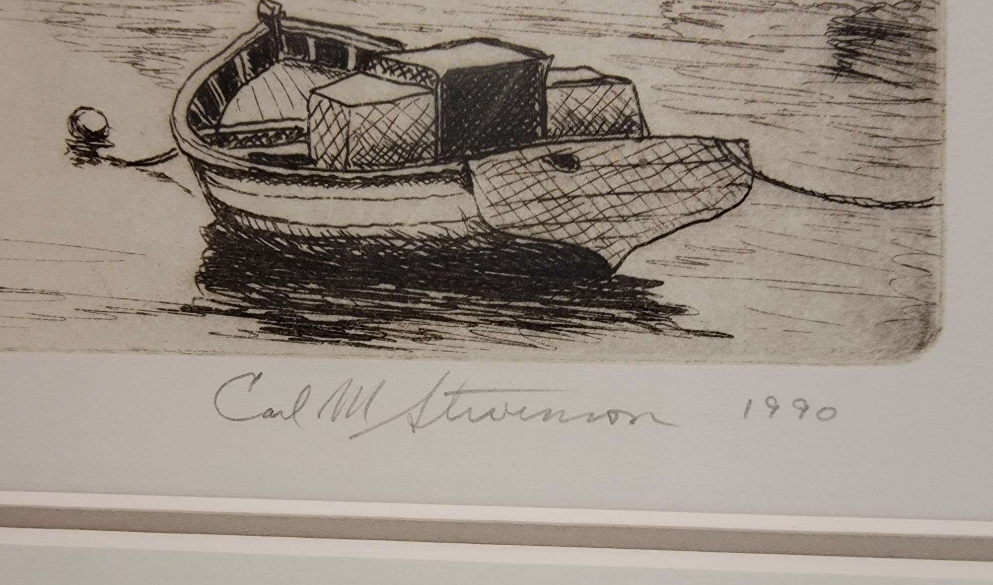 Quidi Vidi, Nfld by Carl M. Stevenson - Bartlett Auctions Inc.