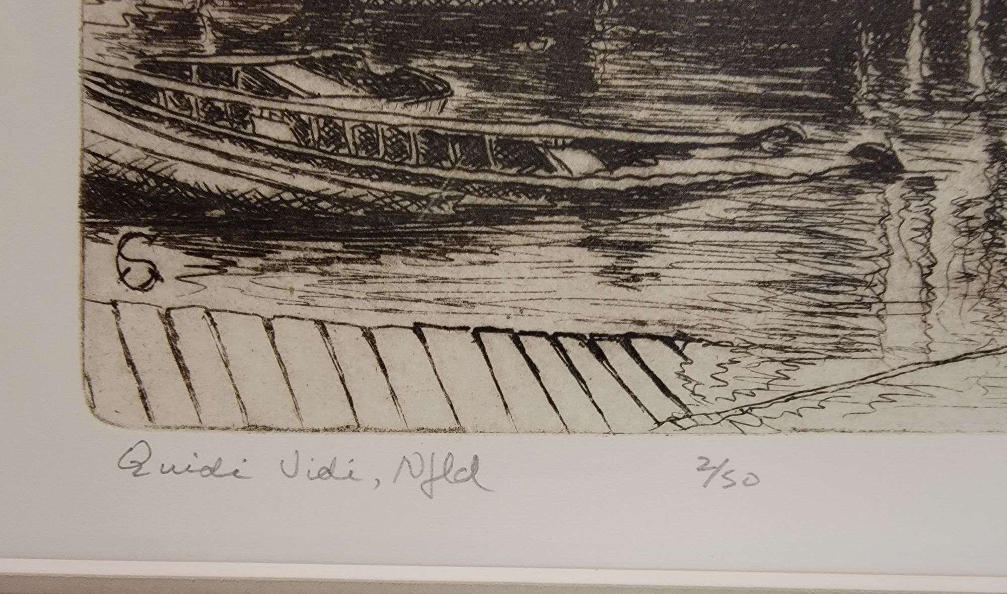 Quidi Vidi, Nfld by Carl M. Stevenson - Bartlett Auctions Inc.