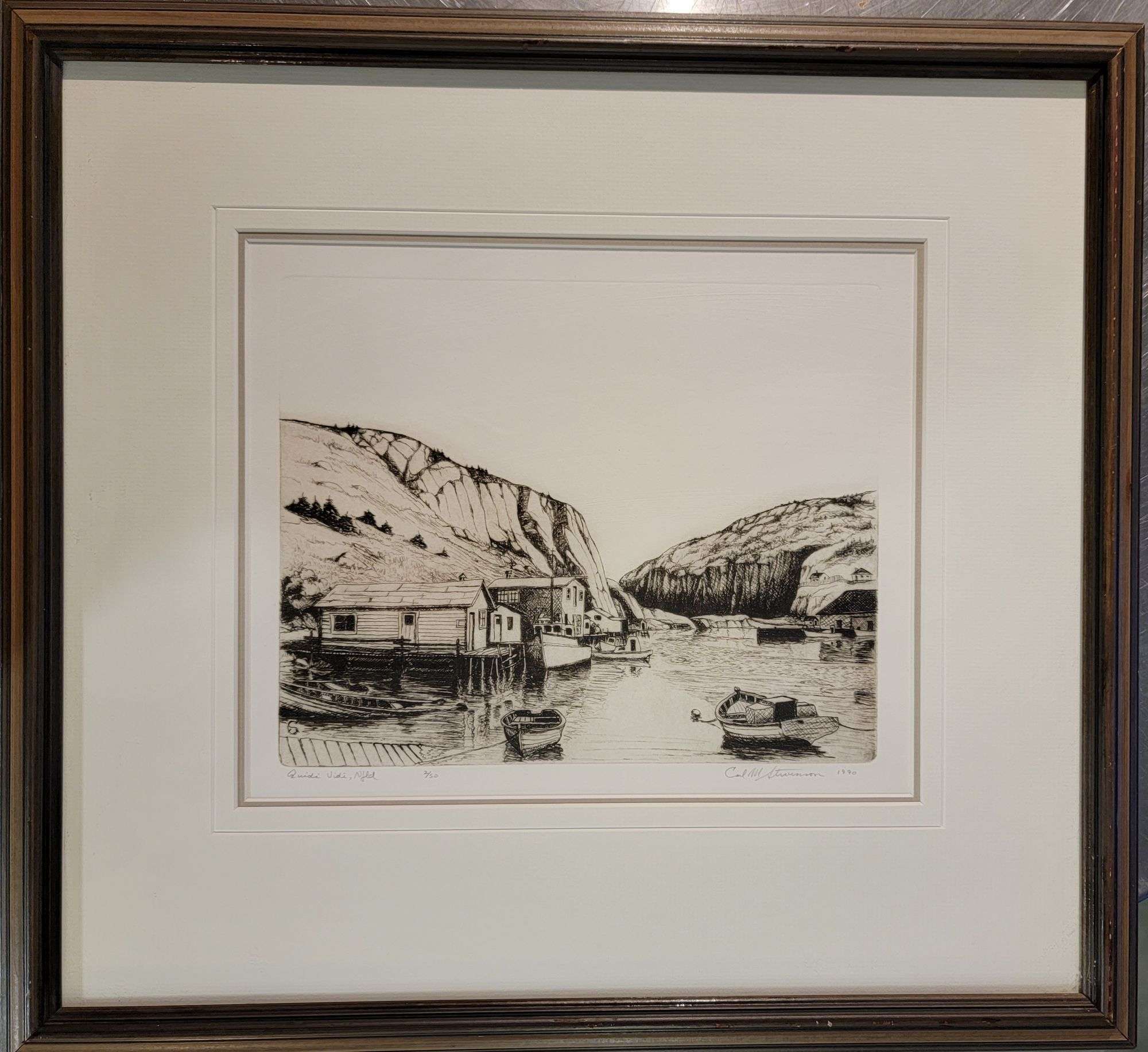 絵画 carl m stevenson Quidi Vidi, Nfld by Carl M. Stevenson - Bartlett Auctions Inc.