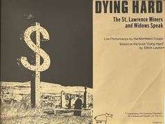 'Dying Hard' Show Poster