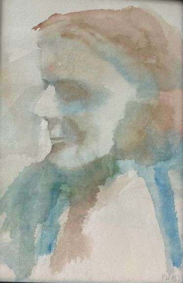 'Oscar Wilde' and 'Virginia Woolf' by Pam Hall