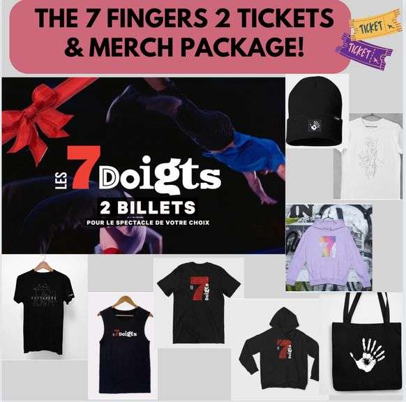 The 7 Fingers Circus Tickets & Merch Bundle
