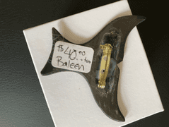 Whale Tail Brooch