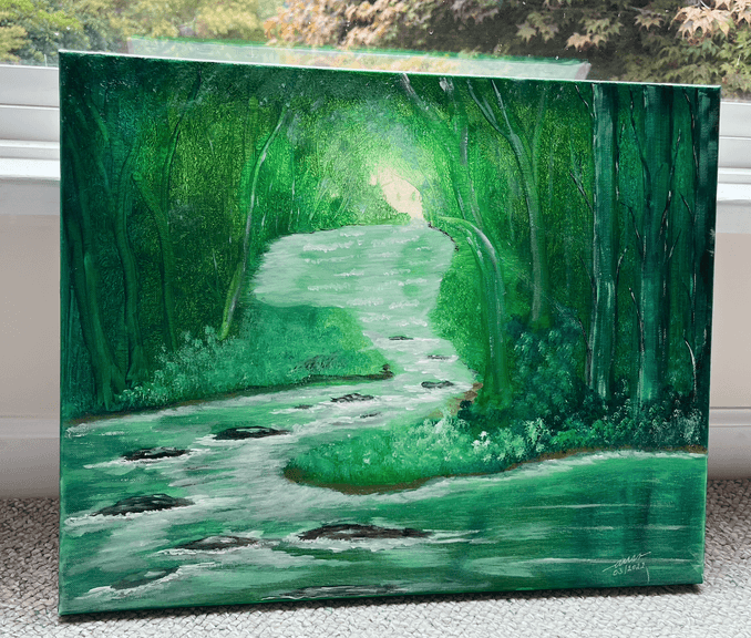 "Lady Forest" - Acrylic on Canvas