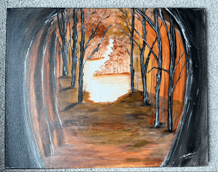 "Autumn Vibes" - Acrylic on Canvas