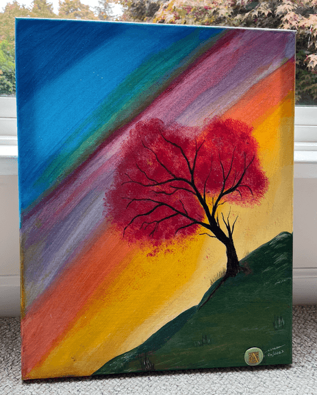"Cosmic Vibes" - Acrylic on Canvas