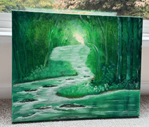 "Lady Forest" - Acrylic on Canvas