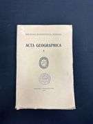 Acta Geographica  by Tanner, V.